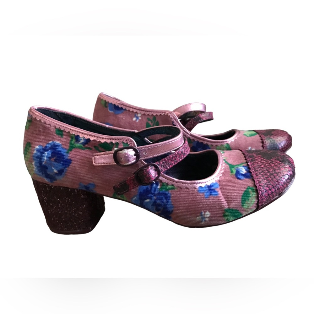 NWT Irregular Choice All Mixed Up Glitter Heels woman’s size 10